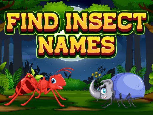 Find Insects Names Game