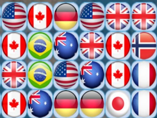 Flags Connect Game
