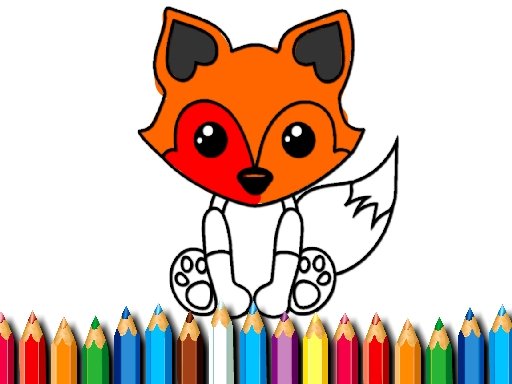 Fox Coloring Book Game