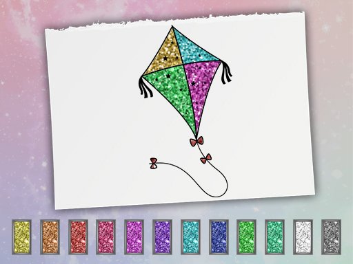 Glitter Toys Coloring Book Game