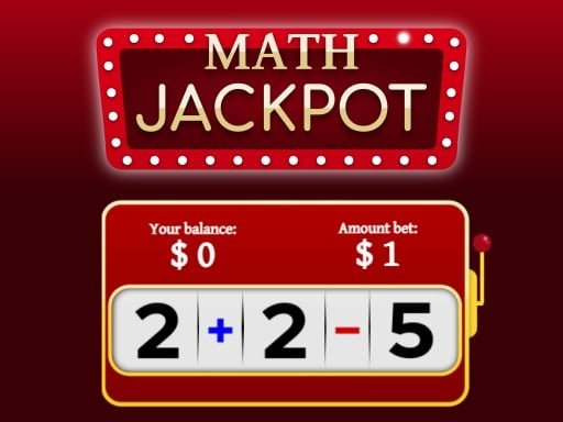 Math Jackpot Game