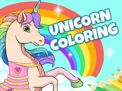 Unicorn Coloring Game | Draw and Color Fun Pictures Online